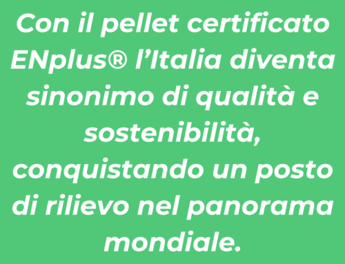 Pellet certificato ENplus®: l’Italia si afferma nel mondo della qualità