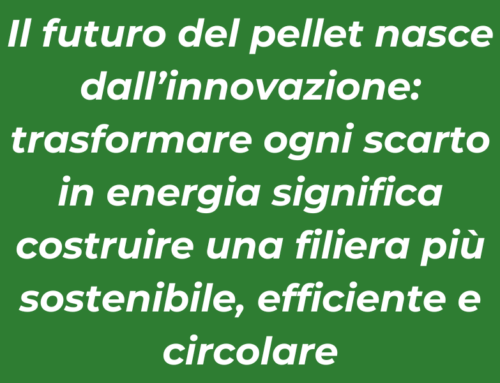 Innovazioni tecnologiche e nuove materie prime: il futuro del pellet sostenibile